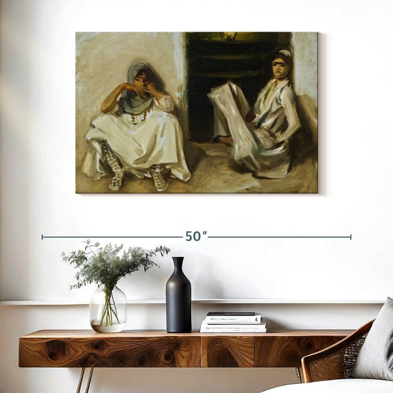 Leisha, deux femmes arabes, 1905, H 26 po x l 39 po
