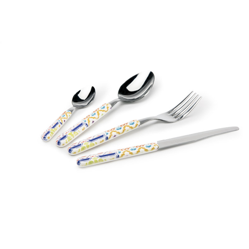 Maioliche 24 Piece Cutlery Set, Service for 6