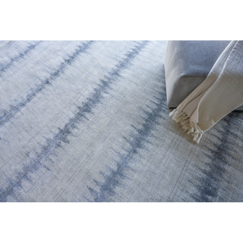 Chroma Chevron Area Rug in Light Blue, Rectangle 8' x 10'