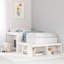 Kimberlee 222cm W Solid Wood Bedside Table-569733119