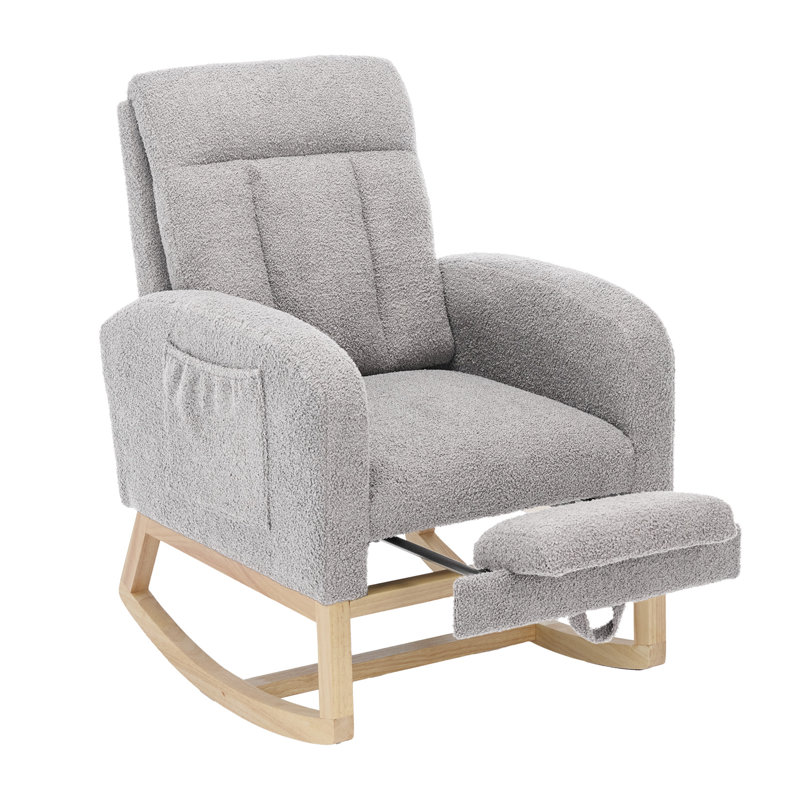 Upholstered Accent Chair, Grey