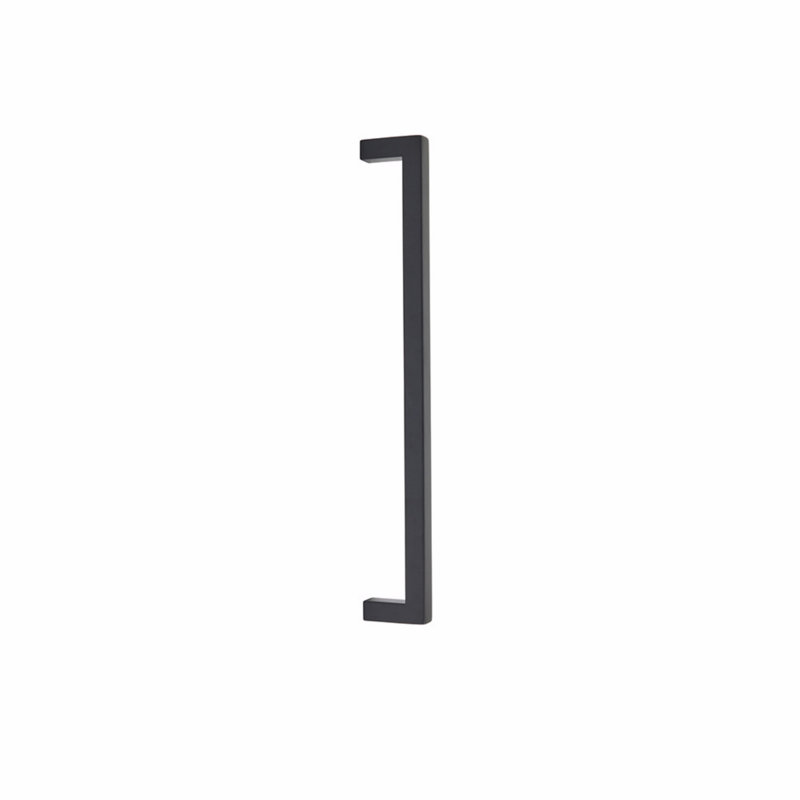 Emtek Warwick Appliance Pull (Concealed Surface Mount), 12" Center to Center, Flat Black