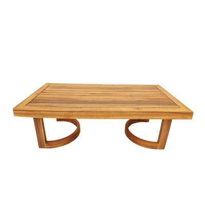 Rectangular Acacia Teak Outdoor Coffee Table