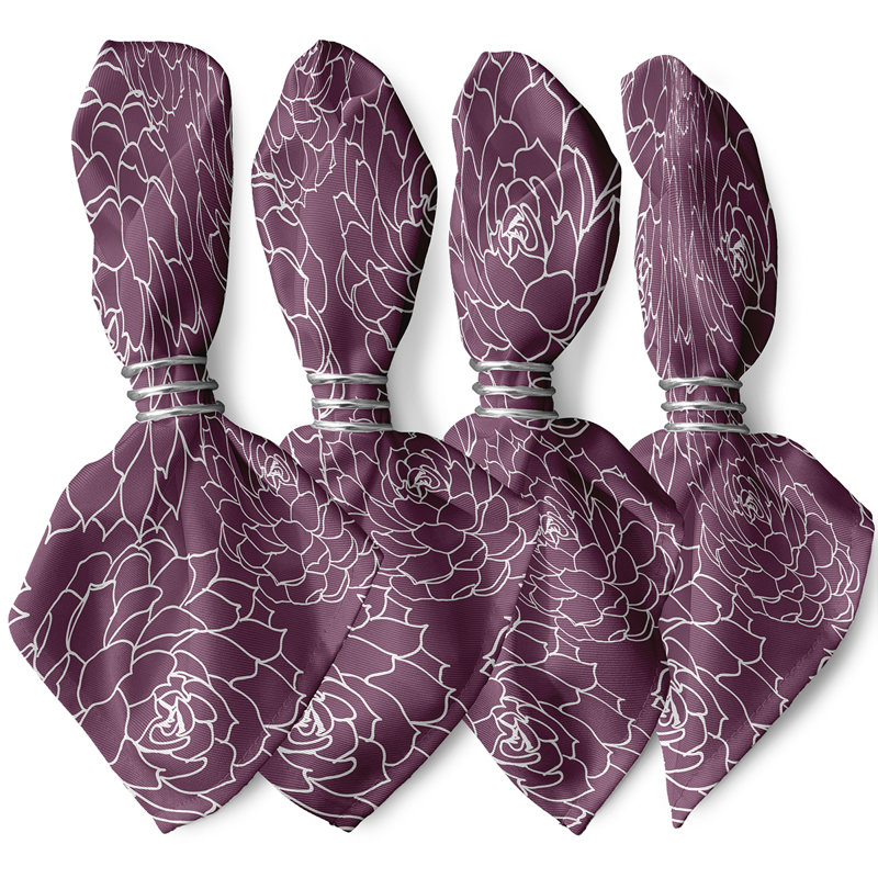 Lacoste Olena Napkins, Purple