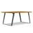 Lowry Square Dining Table, Modern Industrial Style with Metal Legs, Seats 8-100083378-100083375