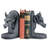 Gray Friar Dragon Statue Bookends