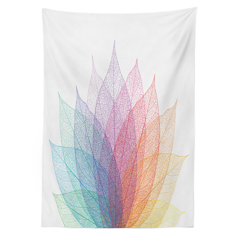 Abstract Tablecloth, 84" L x 60" W