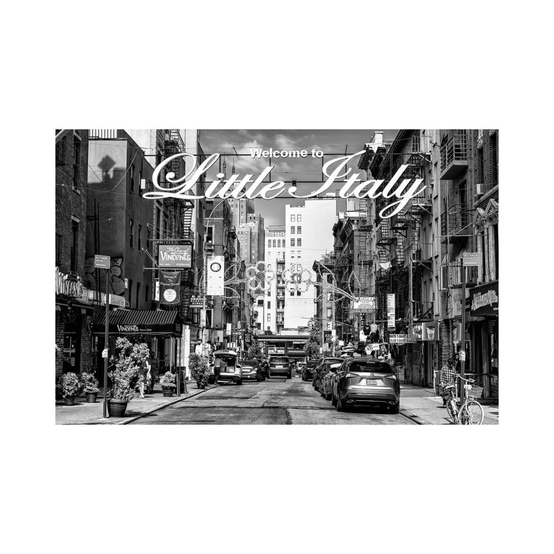 Petite Italie par Philippe Hugonnard - reproduction de photo sur toile tendue, H 40 po x l 60 po x 1,5 po