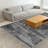 Washable Modern Abstract Area Rug: Soft Non-Slip Stain Resistant Indoor Floor Carpet for Living Room Bedroom Dining Room Home Office - Black Gray-786168486