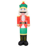Inflatable Christmas Decoration Nathaniel the Nutcracker, 8 ft