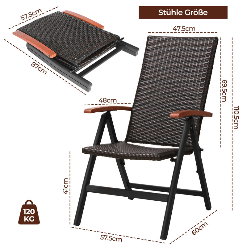 Maryville Folding Recliner Chair