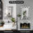   Silver Metal Framed Bathroom Mirror For Wall, 24x36 Inch  Rectangle Mirror, Silver Bathroom Vanity Mirror, Anti-rust, Hangs Horizontally Or Vertically