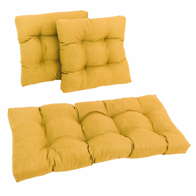 Outdoor 5'' Seating Group Seat Cushion, Lemon