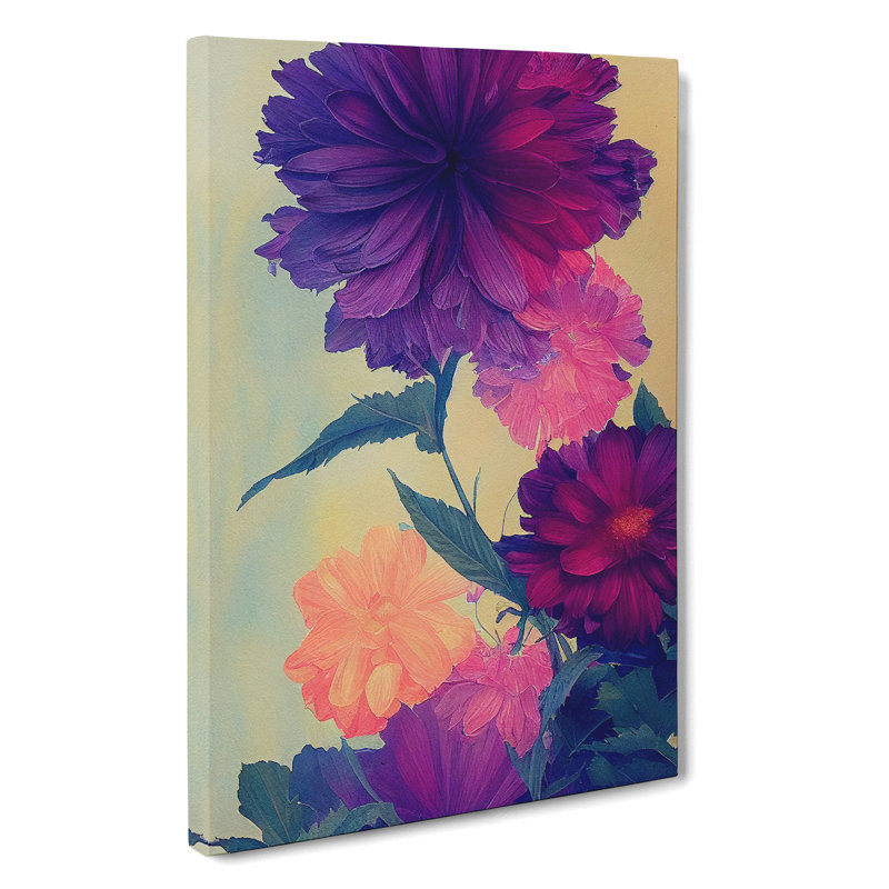 The Stellar Flowers - Wrapped Canvas, 50cm H x 35cm W x 3cm D