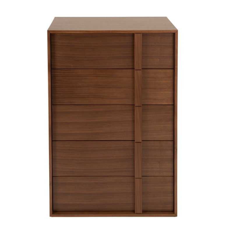 Commode 5 tiroirs Alvarez, Noyer