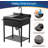Freestanding Stainless Steel Utility Sink Laundry/Kitchen Sink with Faucet & Draining Rack