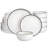 Aleighna 18 Piece Porcelain Dinnerware Set - Service for 6-813510897