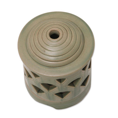 5.3'' H Concrete / Cement Tabletop Lantern