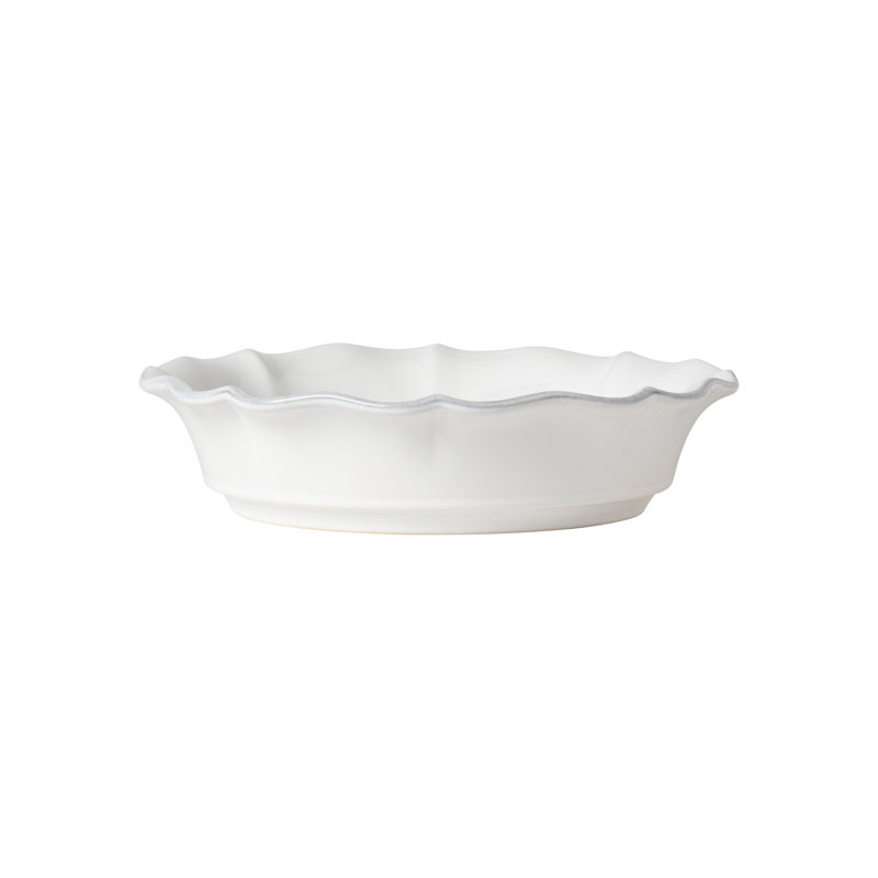 Rosa Stoneware Pasta Dish, White
