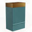 Meuble-lavabo autoportant avec évier intégré en acier inoxydable moderne avec rangement rayé-360103703