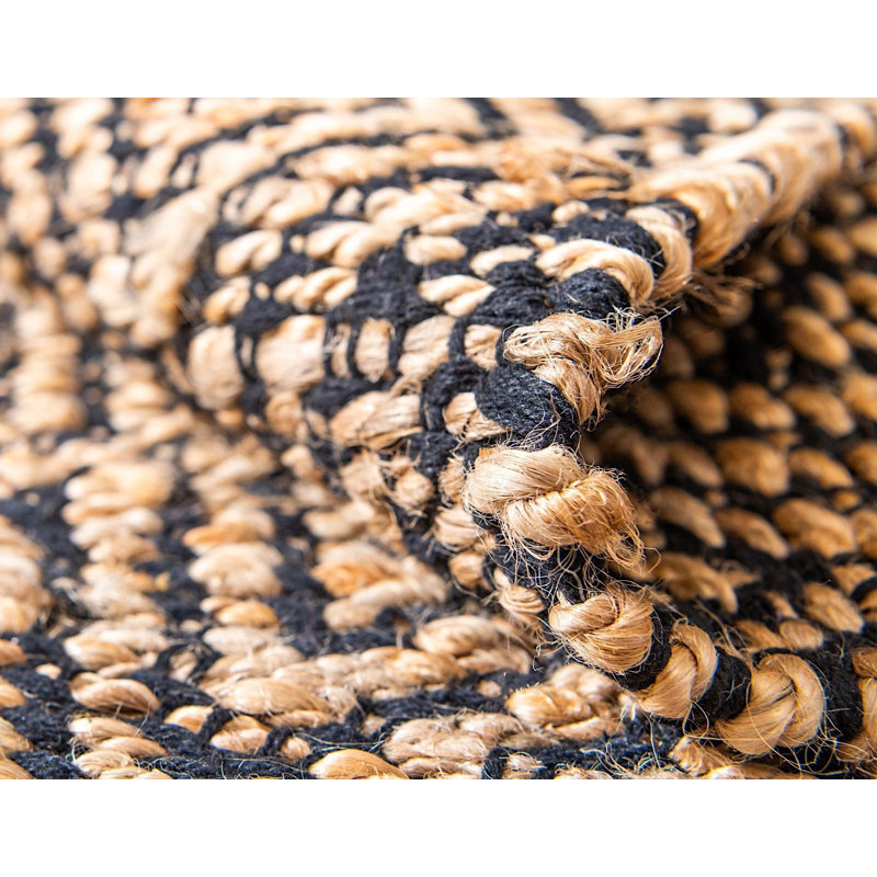 Tapis en jute / sisal tressé à la main Bigbee Southwestern, Rectangle 3 pi 3 po x 5 pi