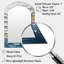 Miroir mural blanc et bleu Coastal Mosaic IV - Coastal Arch-113750075
