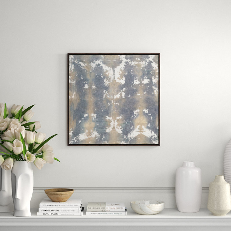 Stitch Of Love IV Print by Giselle Kelly, 31.5" H x 31.5" W x 1.5" D, Image Brush Gel