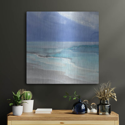 Luxe Metal Art 'Grand View I Sq'  by Albena Hristova Metal Wall Art