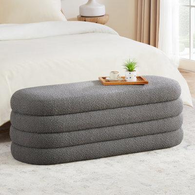 Tora Polyester Upholstered Storage Bench