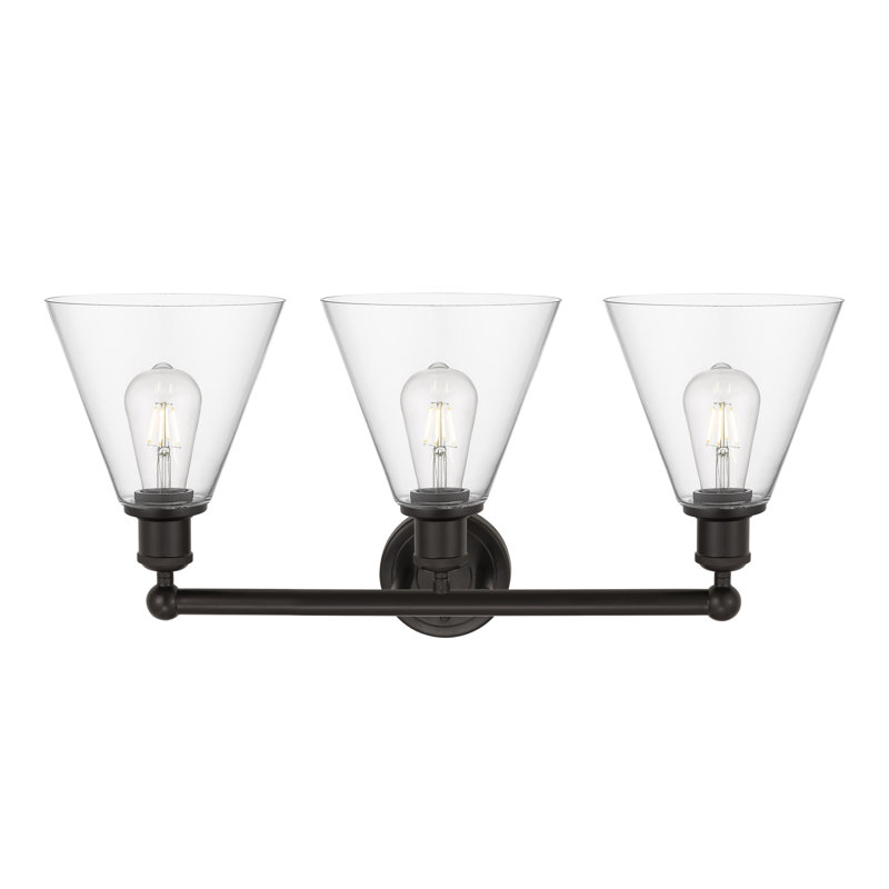 Beva 3 - Light Dimmable Vanity Light, Clear, Oil Rubbed Bronze
