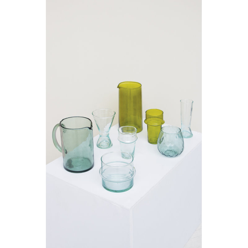 Vase de table en verre transparent Wylde, H 5 po x l 3 po x P 3 po