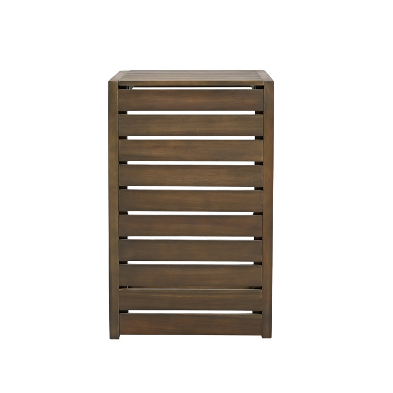 Table de bout en C gris, Gris