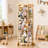 Wooden Stuffed Animal Zoo Storage Organizer with Bungee Cords for Nursery Playroom Kids Room
