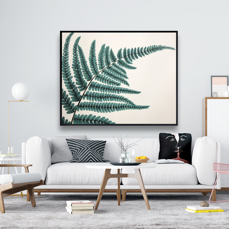 Fern - Botanical Livingroom Framed Canvas for Home Decor