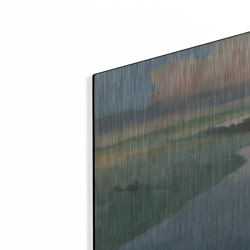 «Jan Landscape» par Wellington Studio, art mural en métal, H 16 po x l 24 po