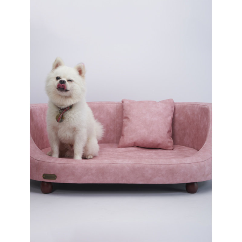 Canapé pour chien amovible en tissu lavable doux