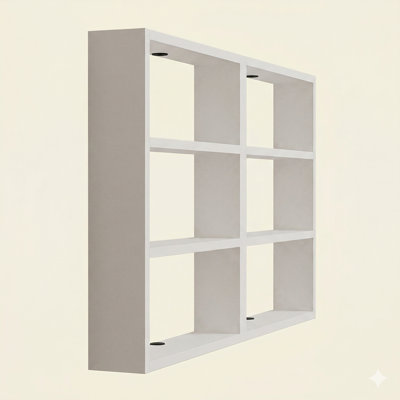 Elara 6-Compartment Floating Display Hub