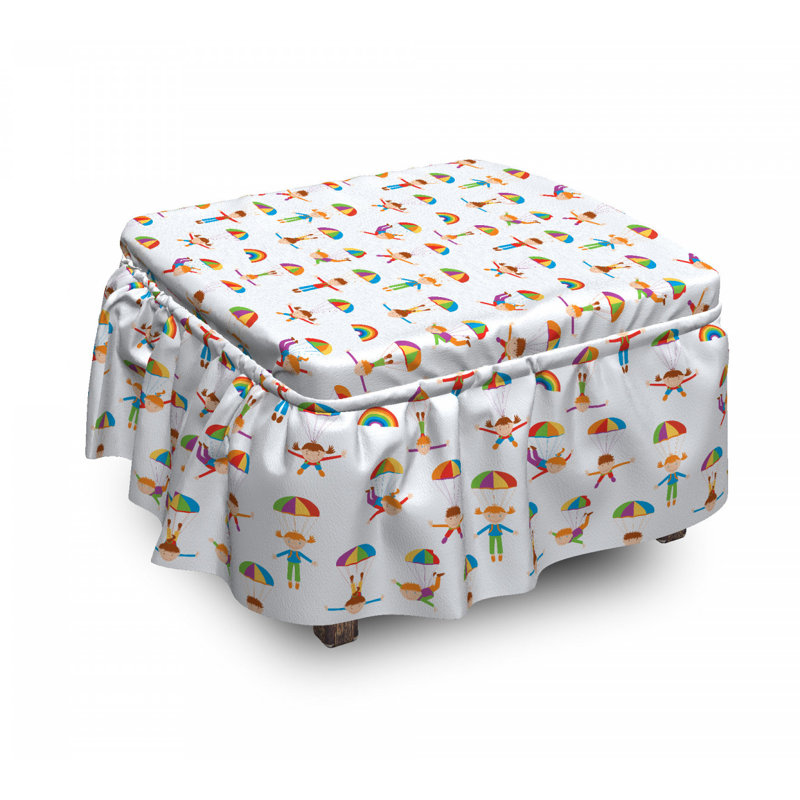 Housse pour repose-pieds pour enfants avec passe-parachute