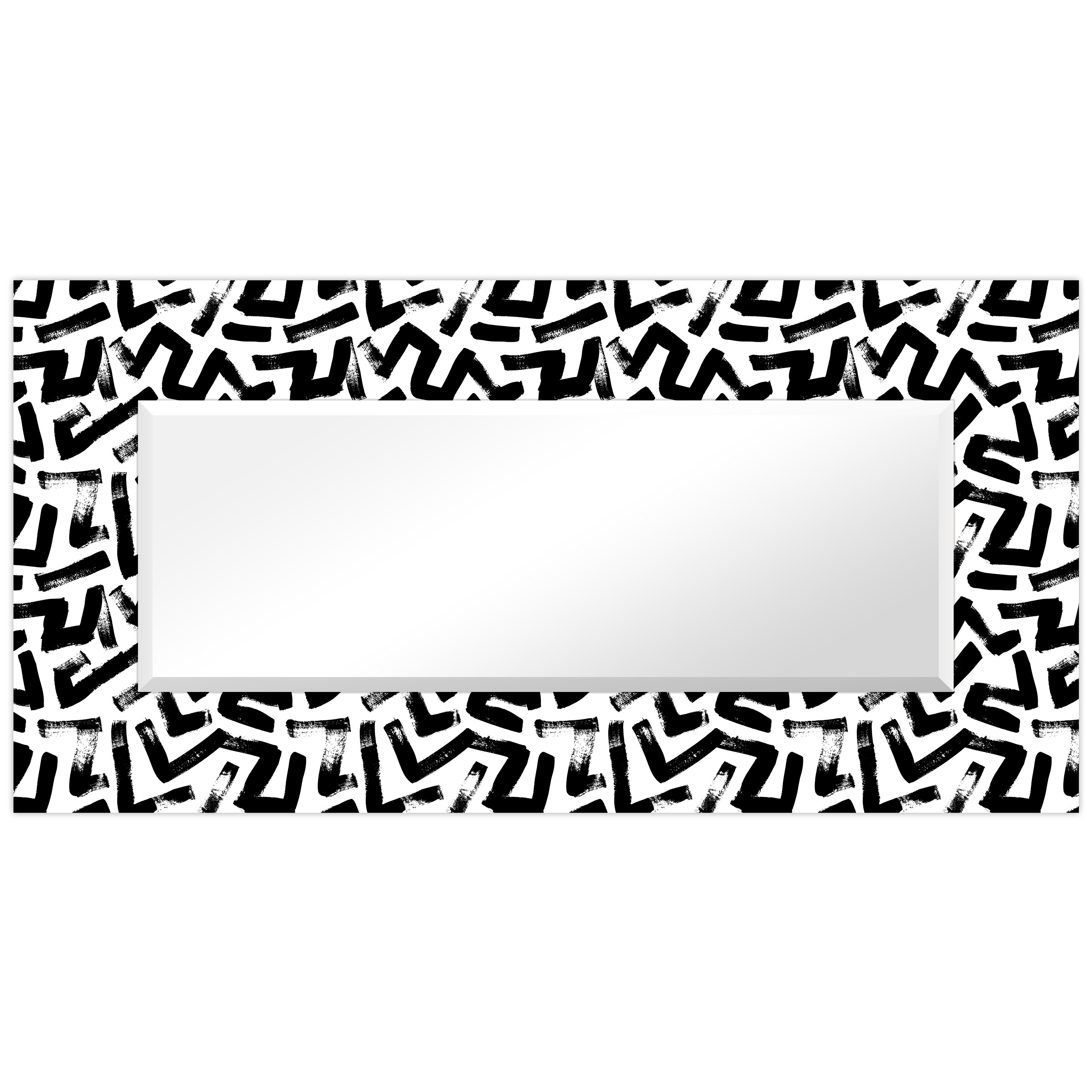 Ivy Bronx Rectangle Glass Wall Mirror | Wayfair