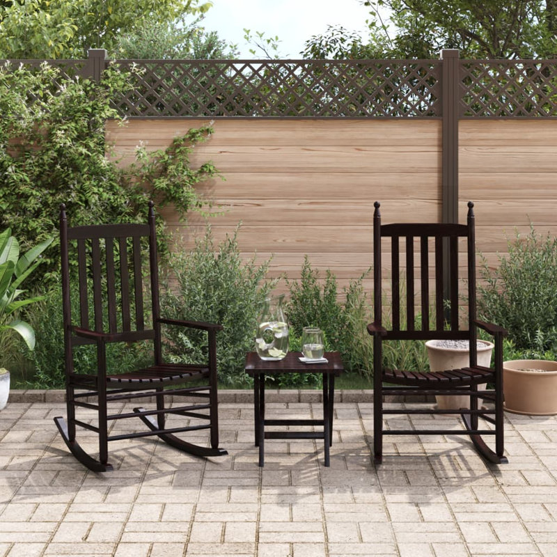 Derrion Solid Wood Rocking Chair