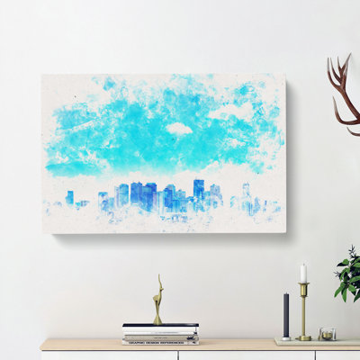 Tokyo Japan Skyline - Wrapped Canvas