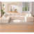 Fausse fourrure beige