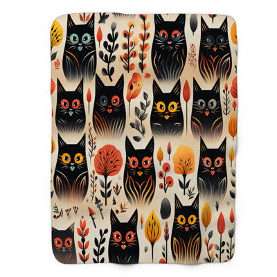 Bewitched Cats - 1 Piece Premium Blanket