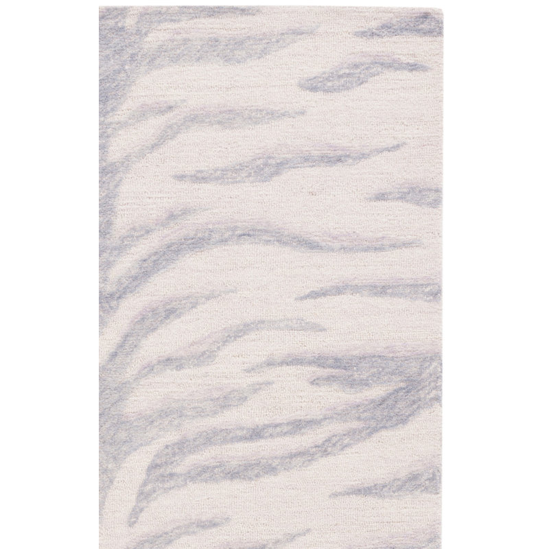 Tapis en coton touffeté à la main Vishakan, Rectangle 8 pi x 10 pi