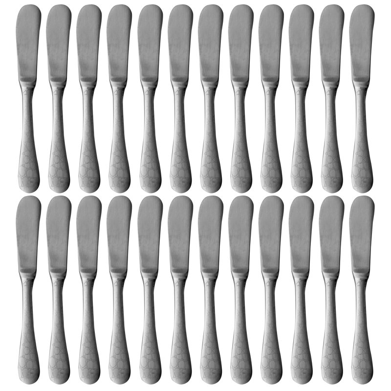 Coccodrillo Butter Knife - 24 Pieces - Bronze, Ice Gold