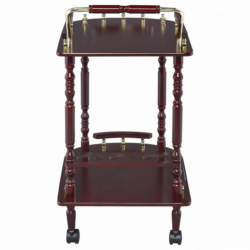 Ambrose Wood Bar Cart