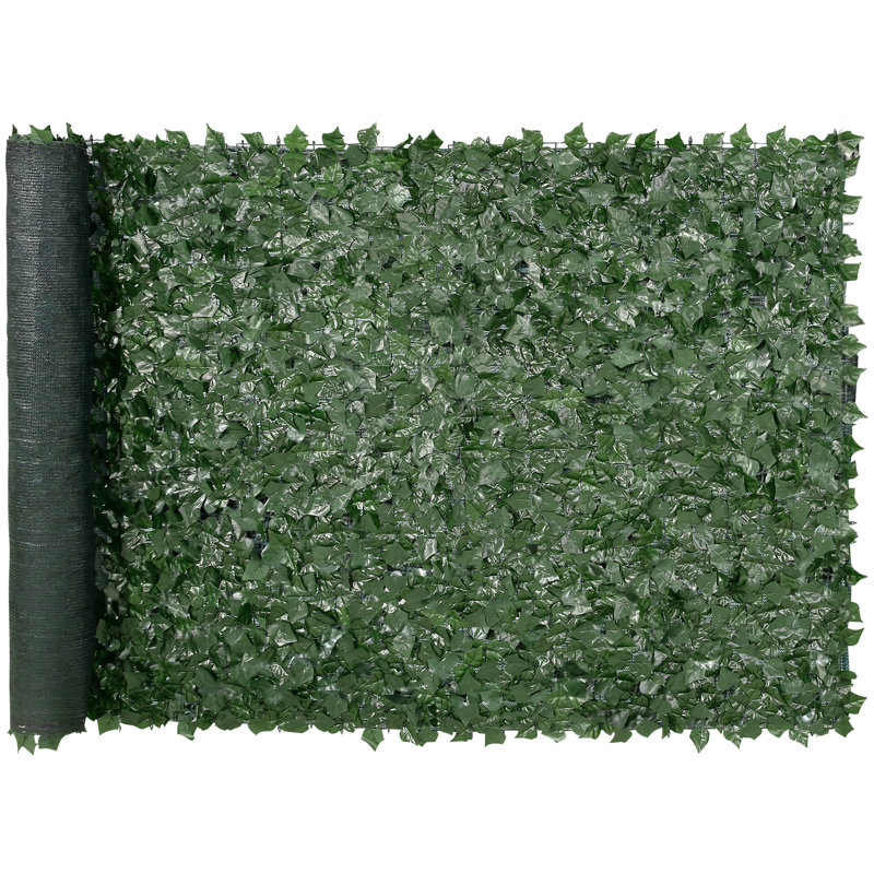 Faux lierre, H 59 po x l 118 po x P 0,5 po