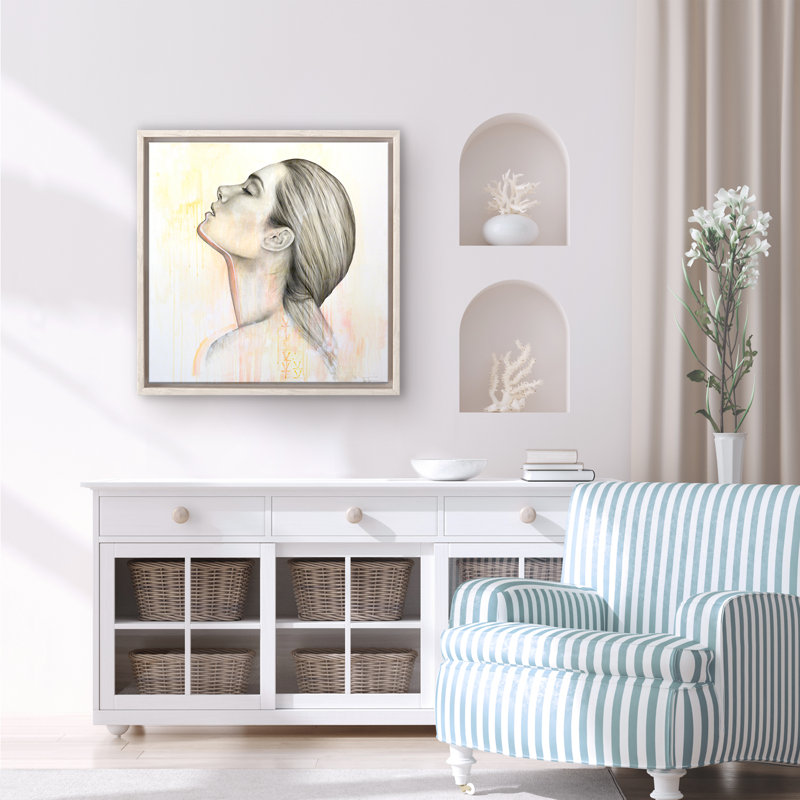 «Classic Elegance surrender I» par Megan James, reproduction sur toile flottante, H 30 po x l 30 po x P 2,375 po, Beige