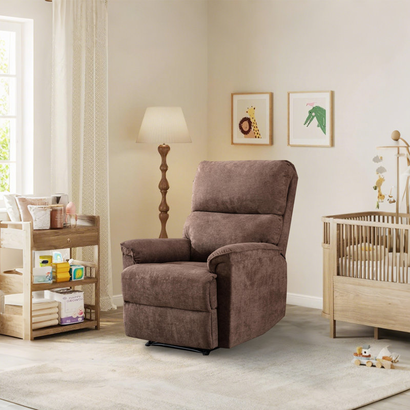 Fauteuil inclinable électrique 30,7 "avec USB, Brun