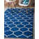 Tapis bleu Lllan